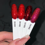 Festive Red Gel Polish Collection by Crystal Nails - thePINKchair.ca - Gel Polish - Crystal Nails/Elite Cosmetix USA