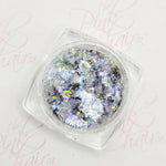 Flashy Flakes #10 by thePINKchair - thePINKchair.ca - Nail Art - thePINKchair nail studio
