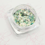 Flashy Flakes #5 by thePINKchair - thePINKchair.ca - Nail Art - thePINKchair nail studio