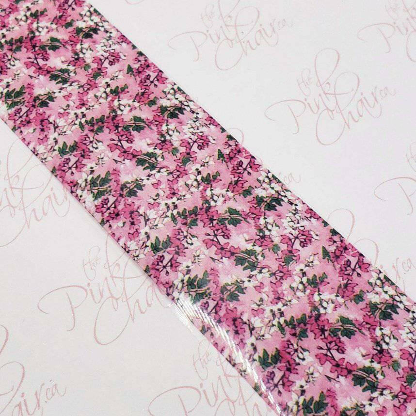 Floral Transfer Foil #9 by thePINKchair - thePINKchair.ca - Nail Art - thePINKchair nail studio
