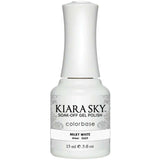 G623, Milky White Gel Polish by Kiara Sky - thePINKchair.ca - Gel Polish - Kiara Sky