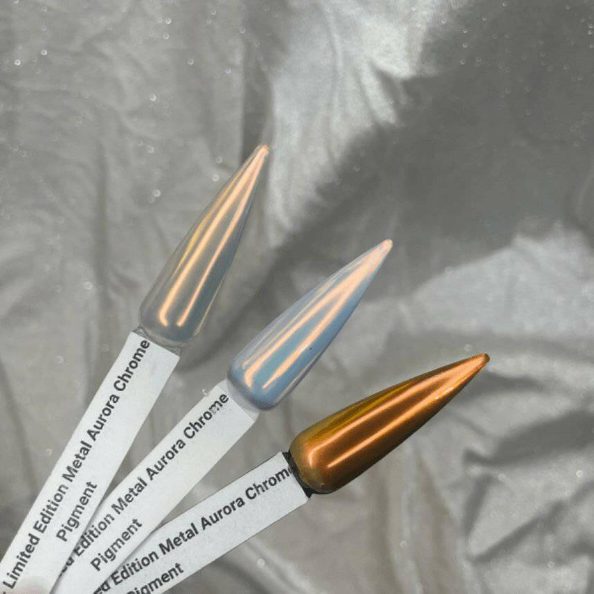 Get a Life, Metal Aurora Chrome Pigment by thePINKchair - thePINKchair.ca - Nail Art - thePINKchair nail studio