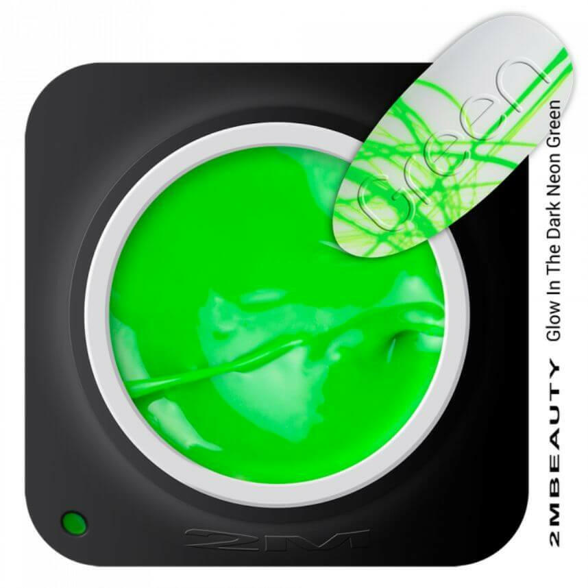 Glow in the Dark Neon Green Spider Gel by 2MBEAUTY - thePINKchair.ca - Coloured Gel - 2Mbeauty