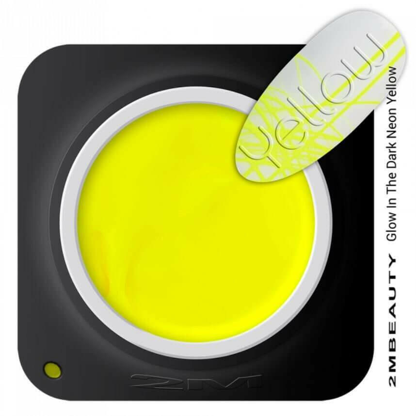 Glow in the Dark Neon Yellow Spider Gel by 2MBEAUTY - thePINKchair.ca - Coloured Gel - 2Mbeauty
