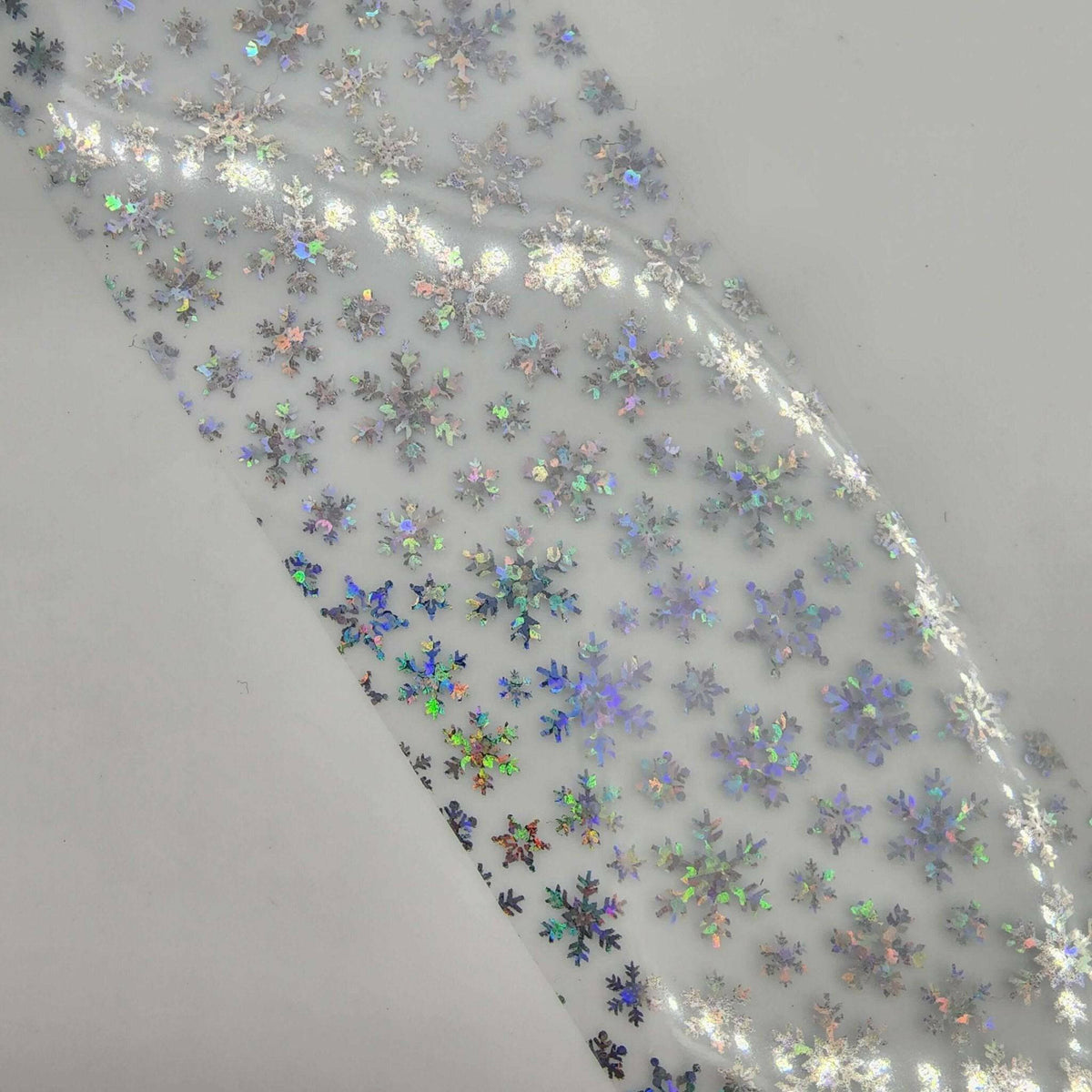Holo Snowflake Transfer Foil by thePINKchair - thePINKchair.ca - Nail Art - thePINKchair nail studio