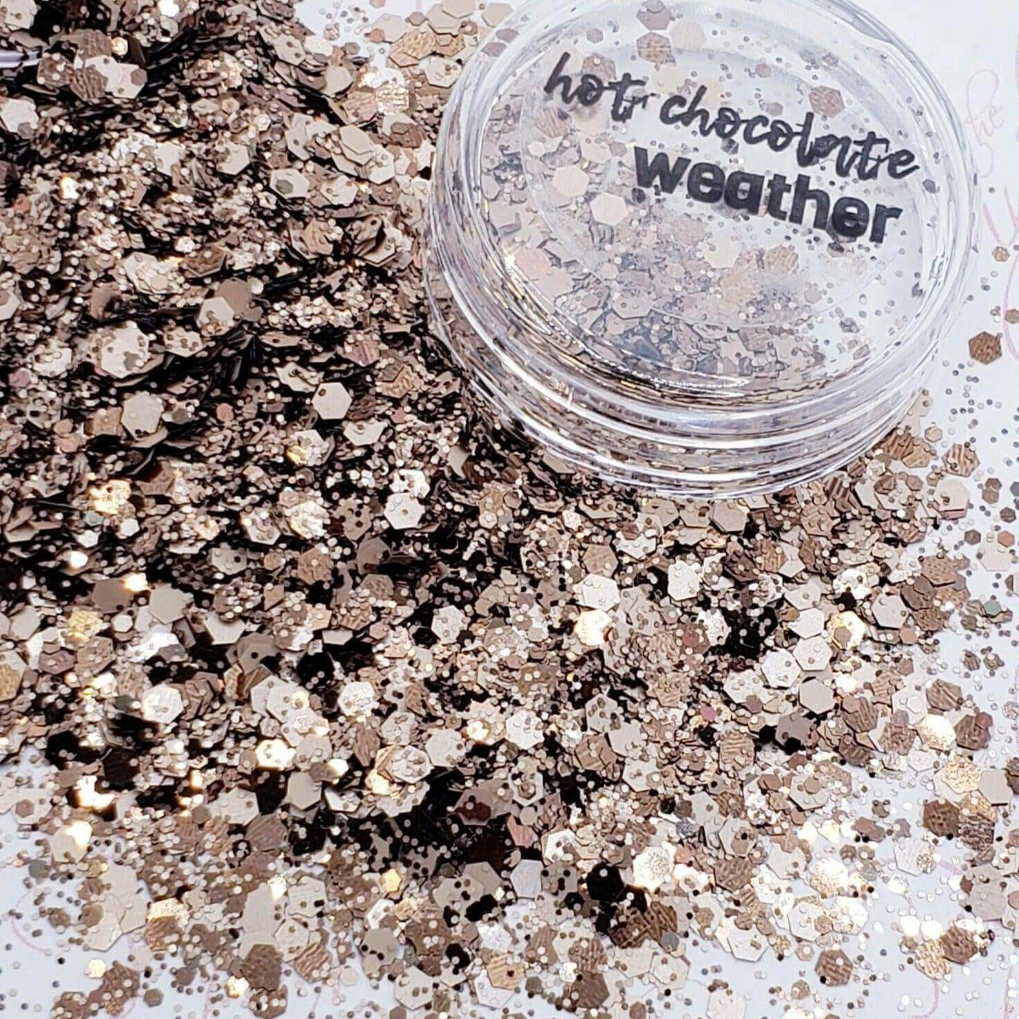 Hot Chocolate Weather, Glitter (168) - thePINKchair.ca - Glitter - thePINKchair nail studio