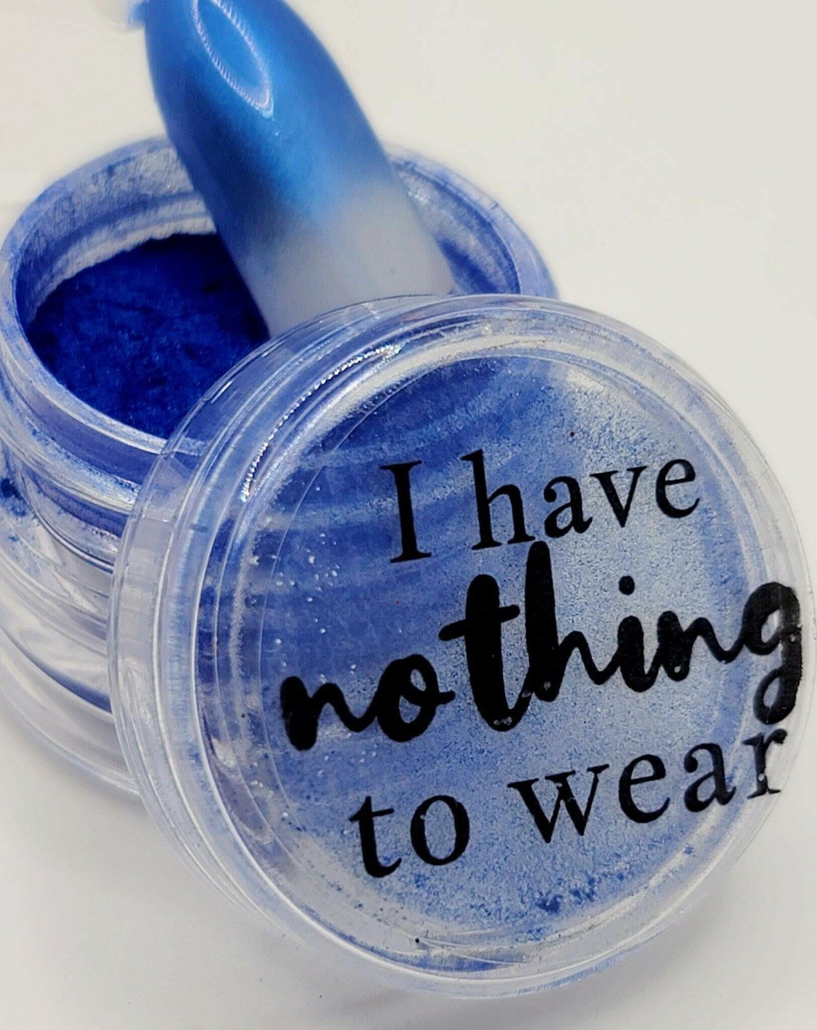 I Have Nothing to Wear, Pigment by thePINKchair - thePINKchair.ca - Nail Art - thePINKchair nail studio