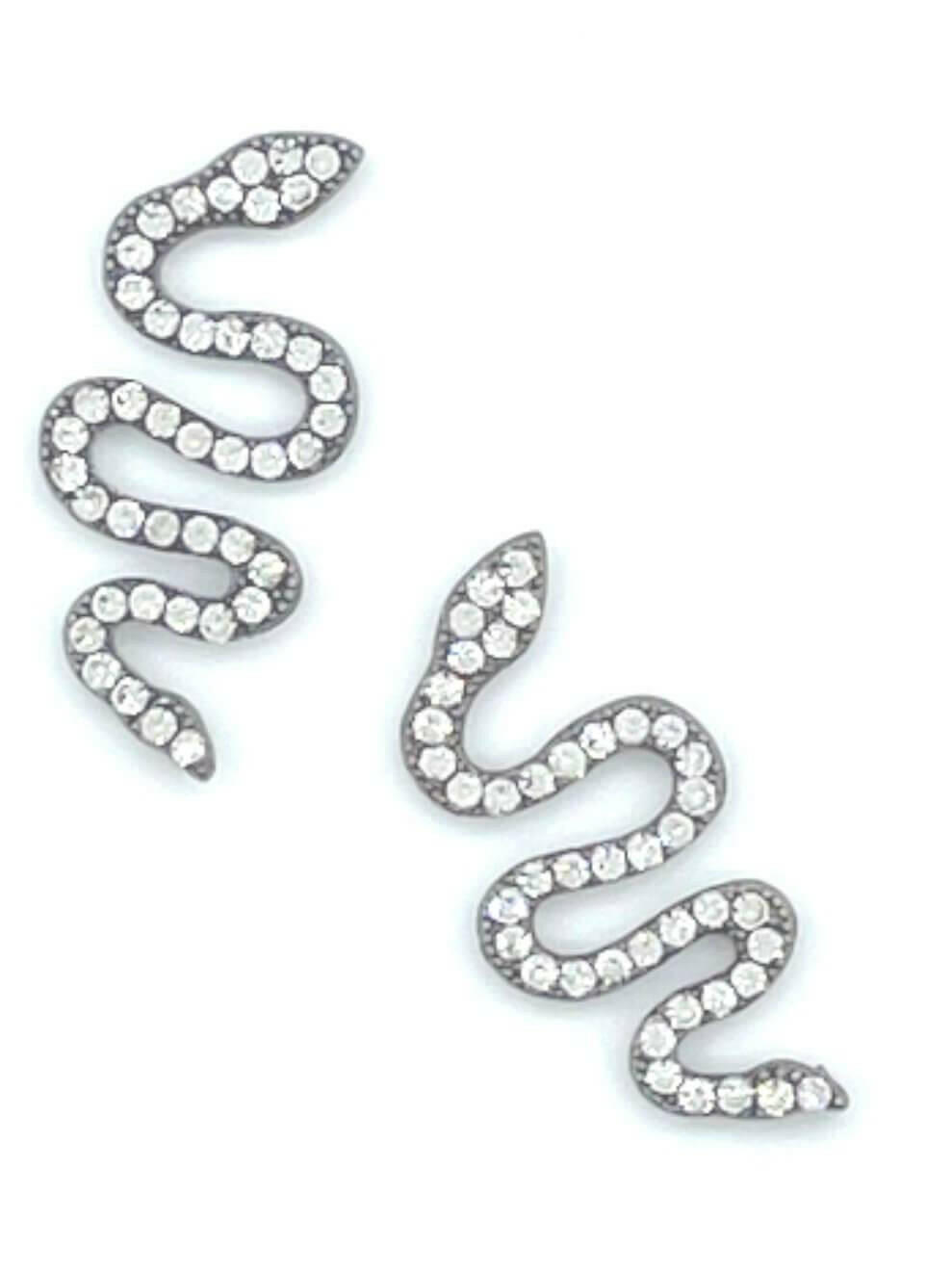 Large Snake Charms (BLACK), Snacks by Hazel &amp; Dot - thePINKchair.ca - Nail Art - thePINKchair nail studio