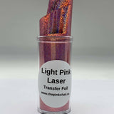 Light Pink Laser Transfer Foil - thePINKchair.ca - Nail Art - thePINKchair nail studio