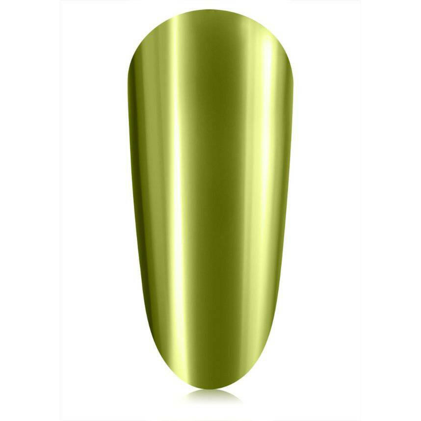 Lime Chrome Pigment by the GEL bottle - thePINKchair.ca - Nail Art - the GEL bottle