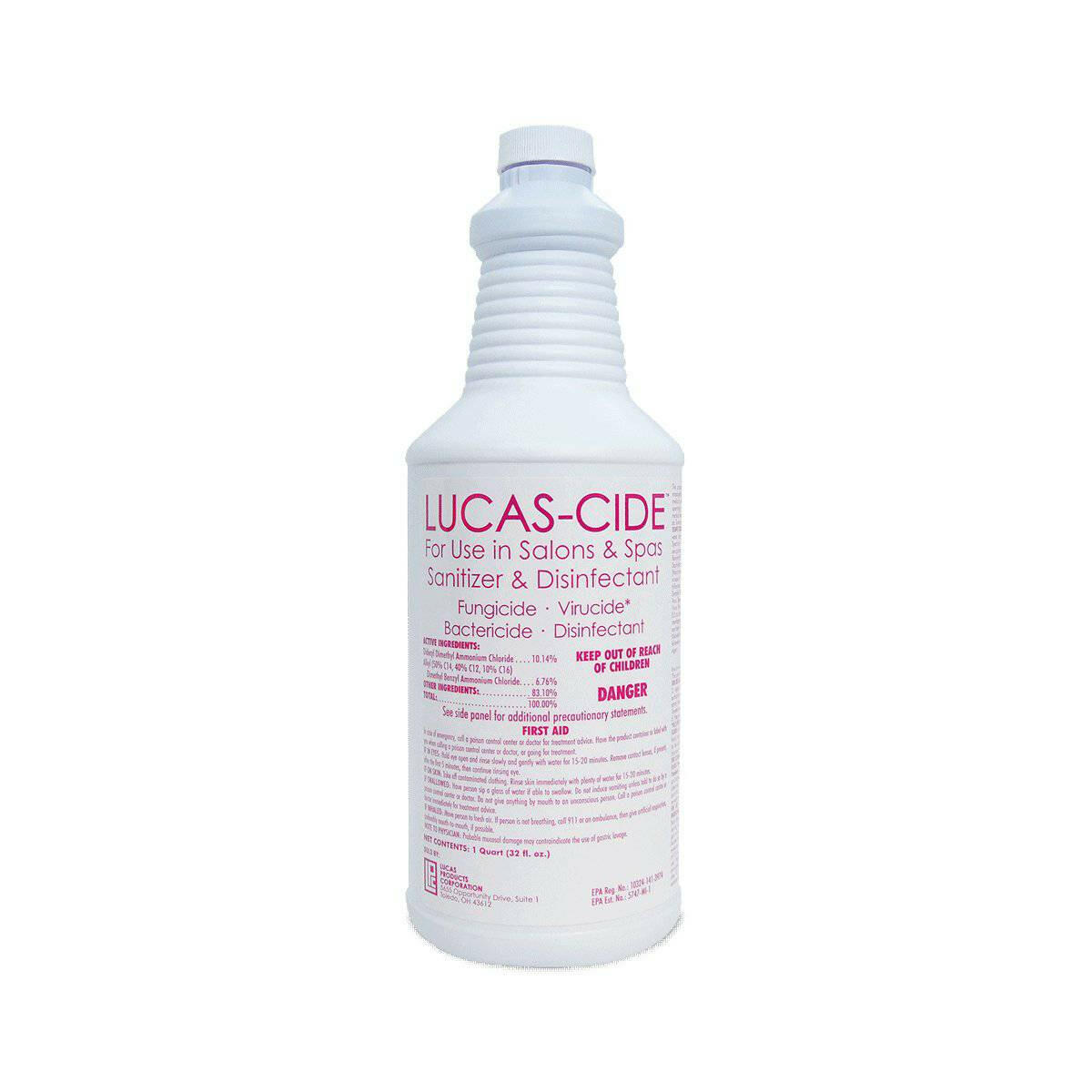 LUCAS-CIDE Concentrate Disinfectant - thePINKchair.ca - Disinfectant - Lucas-Cide