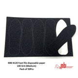 MBI-#100 Foot File Disposable Paper (100Grit/MEDIUM/50pcs) - thePINKchair.ca - Pedicure - MBI