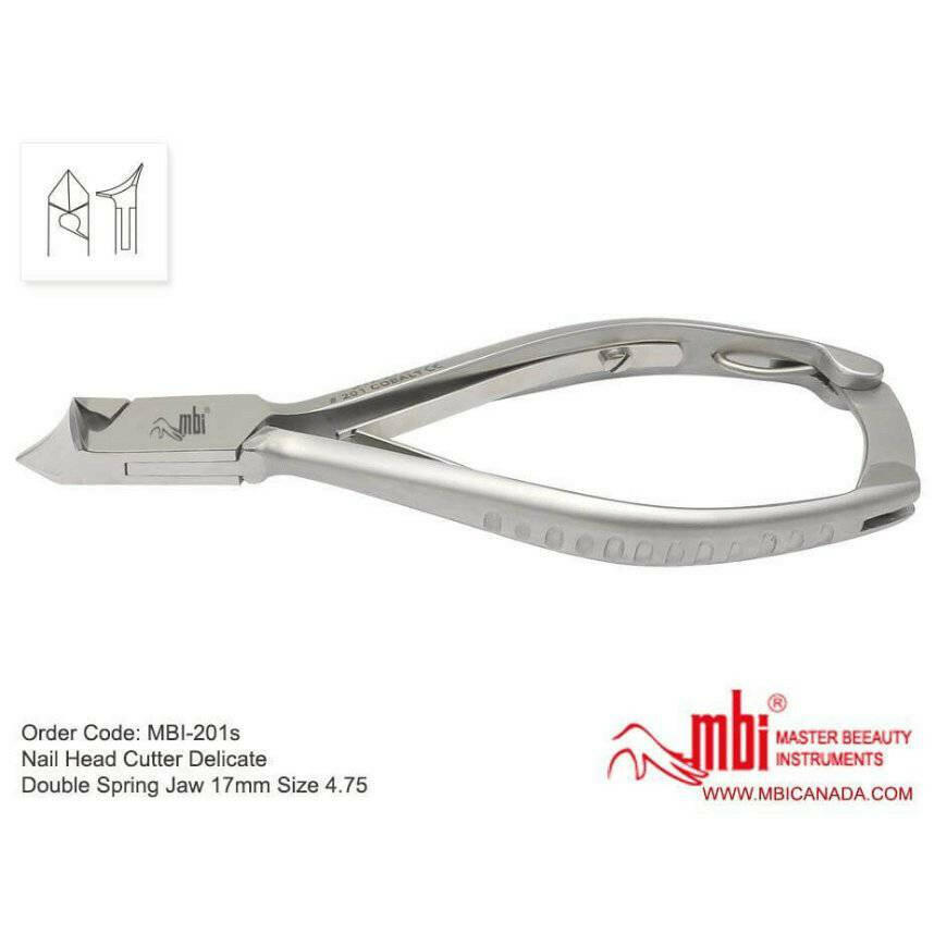 MBI-#201 Toe Nail Nipper Double Spring Size 4.75″ (MEDIUM) - thePINKchair.ca - Tools - MBI