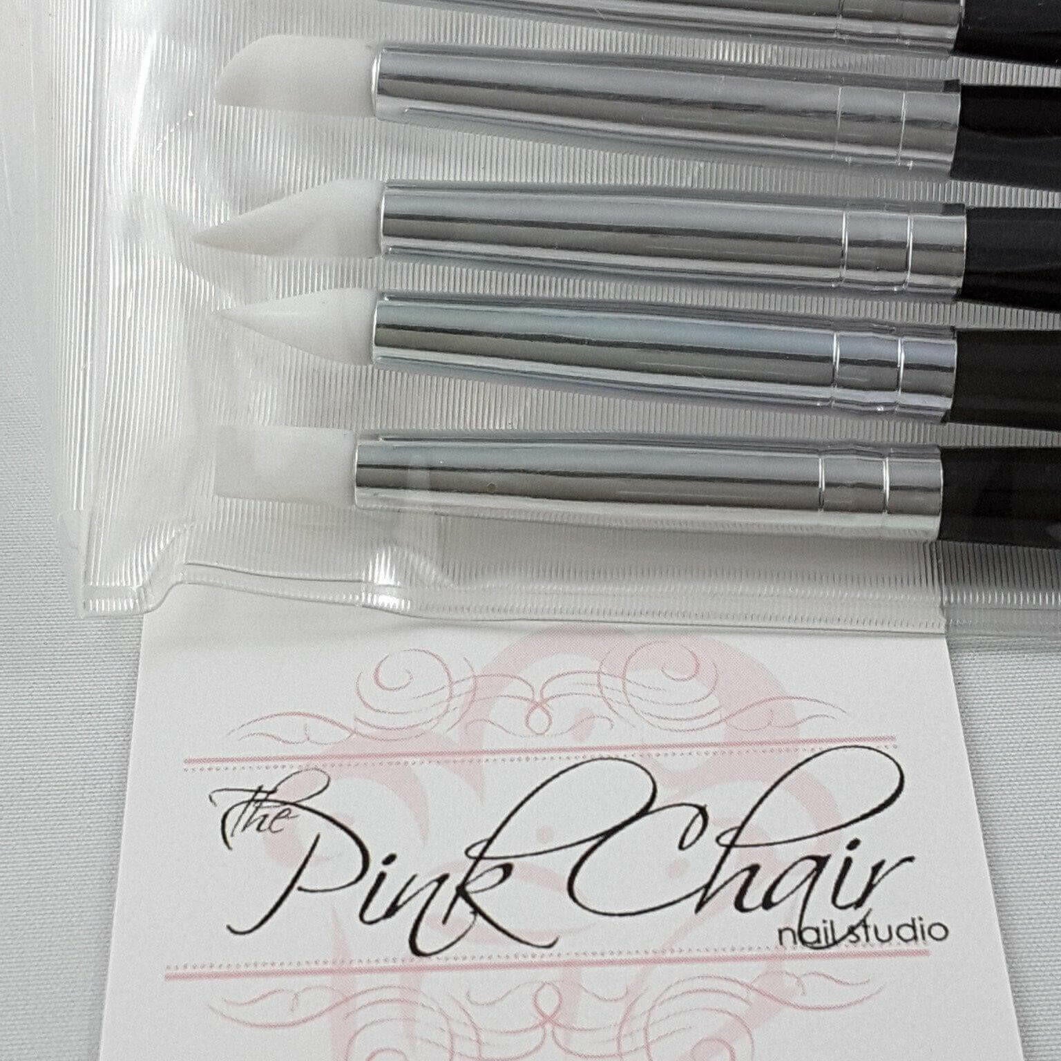 Medium Silicone Tools -WHITE TIP - thePINKchair.ca - Tools - thePINKchair nail studio