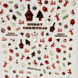 Merry Christmas Decal - thePINKchair.ca - Nail Art - thePINKchair nail studio