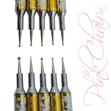 Metal Dotting Tools (5pcs) by thePINKchair - thePINKchair.ca - Tools - thePINKchair nail studio