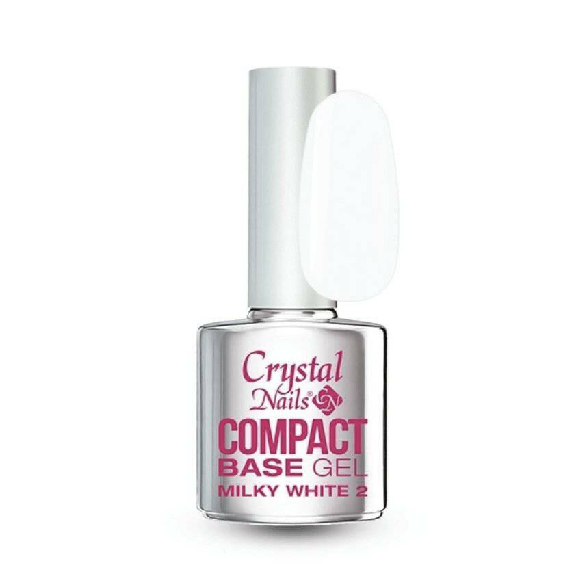Milky White 2 Compact Base Gel (8ml) by Crystal Nails - thePINKchair.ca - Base Gel - Crystal Nails/Elite Cosmetix USA
