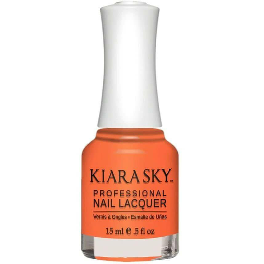N542, Twizzly Tangerine Nail Polish by Kiara Sky - thePINKchair.ca - NAIL POLISH - Kiara Sky