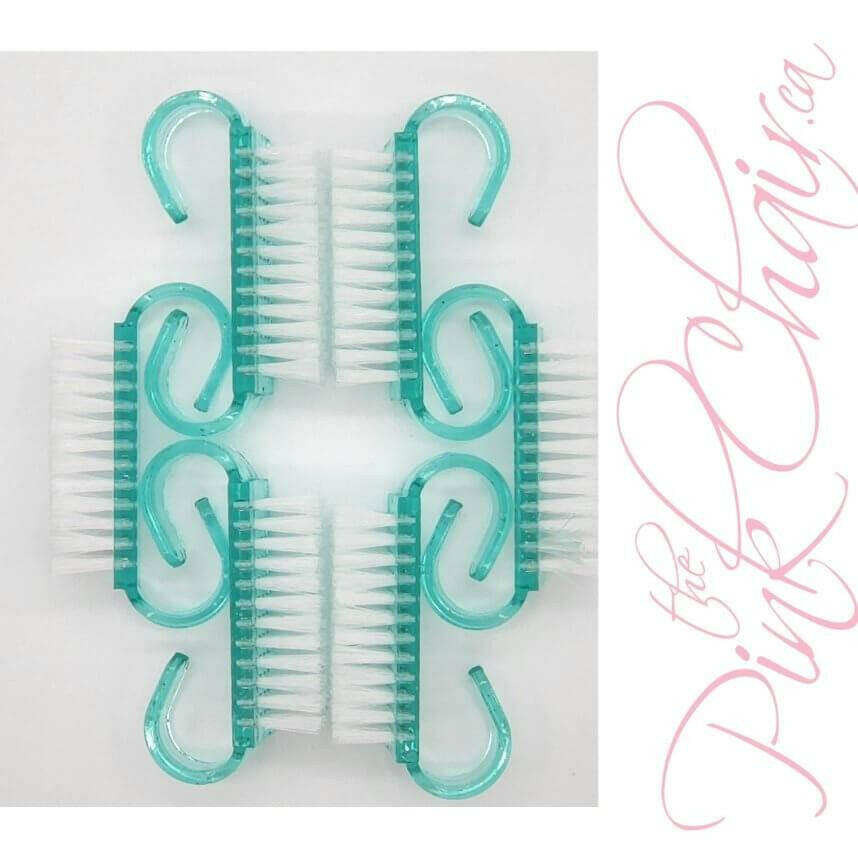 Nail Dust Brush (6pcs/TEAL) by thePINKchair - thePINKchair.ca - Brushes - thePINKchair nail studio