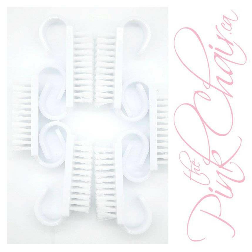 Nail Dust Brush (6pcs/WHITE) by thePINKchair - thePINKchair.ca - Brushes - thePINKchair nail studio