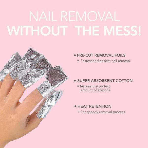 Nail Removal Foils (200 pcs) by Kiara Sky - thePINKchair.ca - Odds & Ends - Kiara Sky