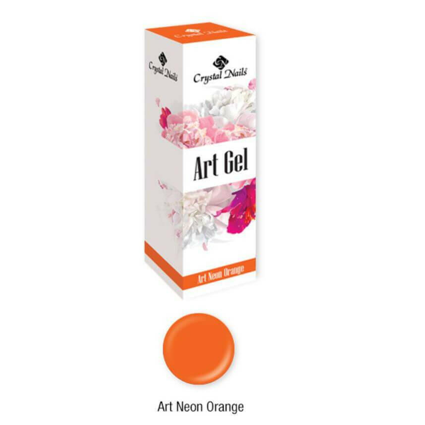 Neon Orange Art Gel Paint by Crystal Nails - thePINKchair.ca - Nail Art - Crystal Nails/Elite Cosmetix USA