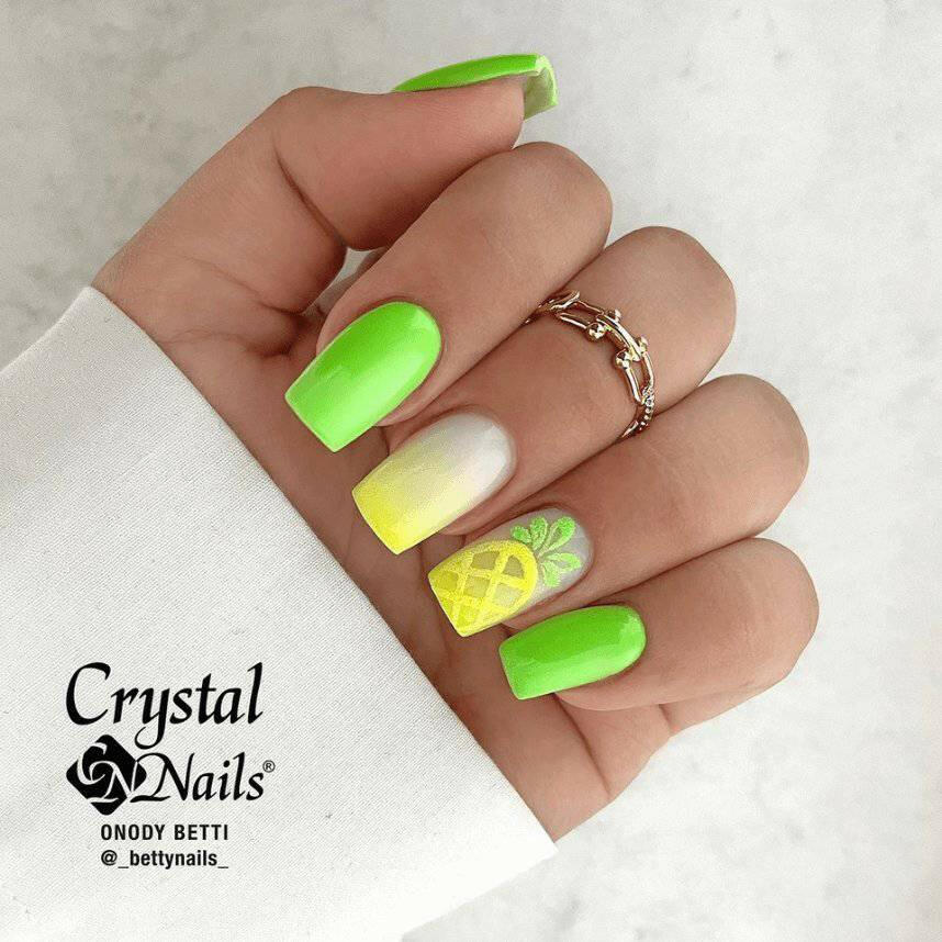 Neon Yellow Art Gel Paint by Crystal Nails - thePINKchair.ca - Nail Art - Crystal Nails/Elite Cosmetix USA