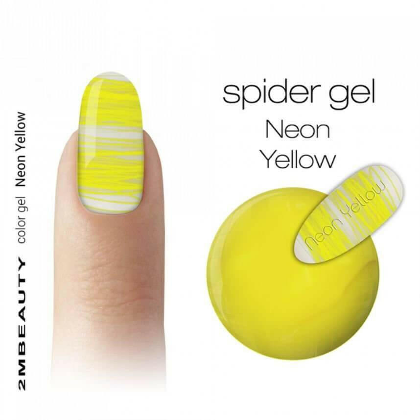 Neon Yellow Spider Gel by 2MBEAUTY - thePINKchair.ca - Coloured Gel - 2Mbeauty
