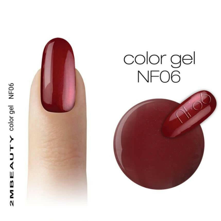 NF006 Non-Wipe Coloured Gel by 2MBEAUTY - thePINKchair.ca - Coloured Gel - 2Mbeauty