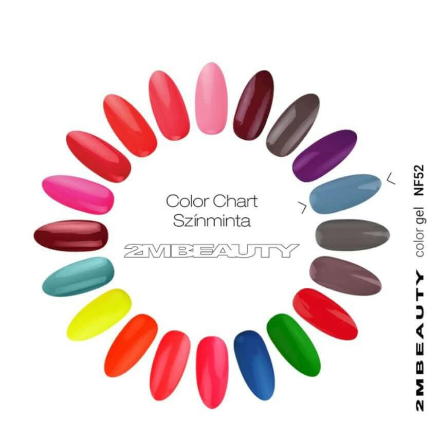 NF052 Non-Wipe Coloured Gel by 2MBEAUTY - thePINKchair.ca - Coloured Gel - 2Mbeauty