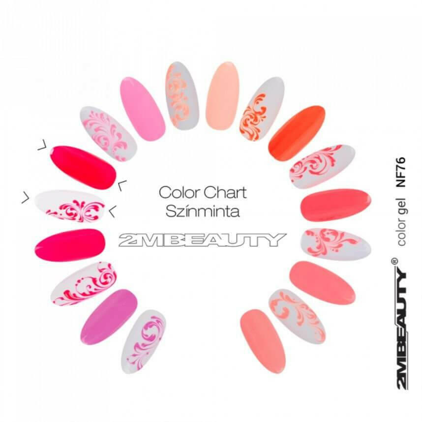 NF076 Non-Wipe Coloured Gel by 2MBEAUTY - thePINKchair.ca - Coloured Gel - 2Mbeauty