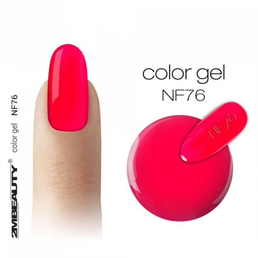 NF076 Non-Wipe Coloured Gel by 2MBEAUTY - thePINKchair.ca - Coloured Gel - 2Mbeauty