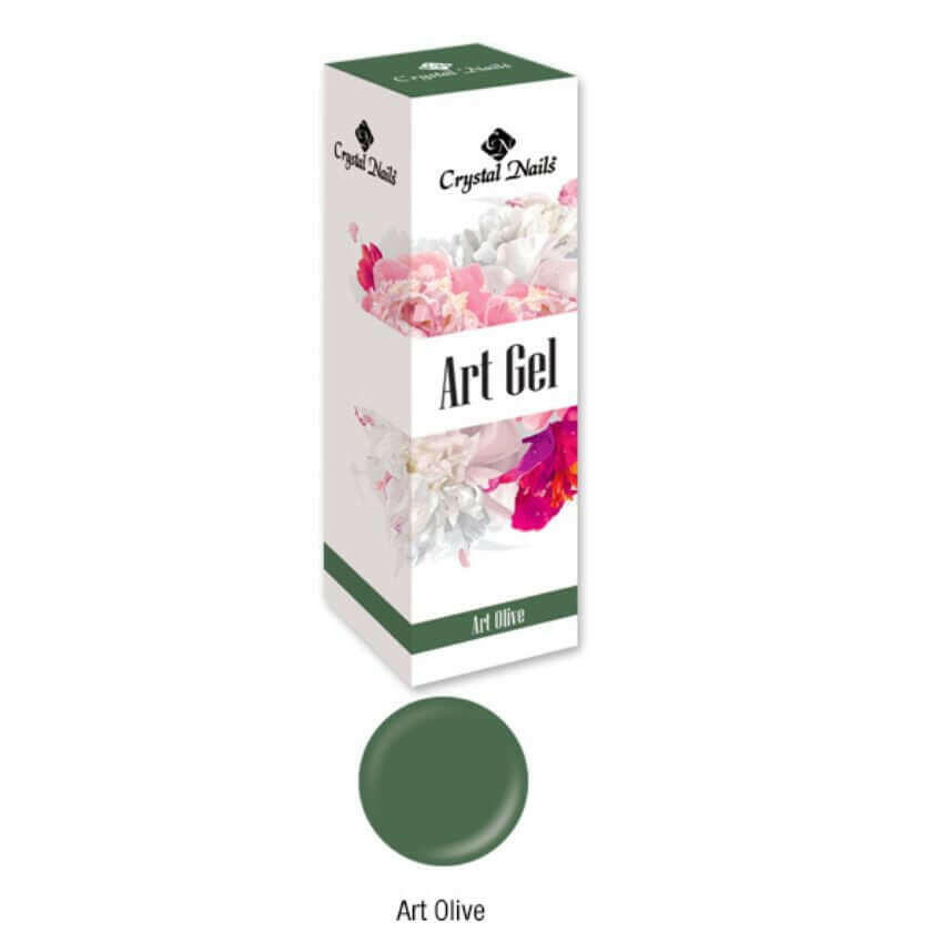 Olive Art Gel Paint by Crystal Nails - thePINKchair.ca - Coloured Gel - Crystal Nails/Elite Cosmetix USA