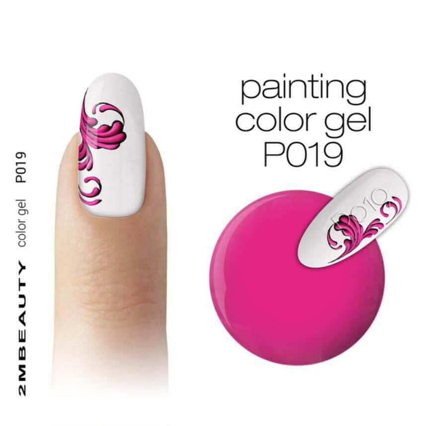 P019 Painting Colour Gel by 2MBEAUTY - thePINKchair.ca - Coloured Gel - 2Mbeauty