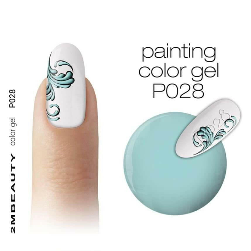 P028 Painting Colour Gel by 2MBEAUTY - thePINKchair.ca - Coloured Gel - 2Mbeauty