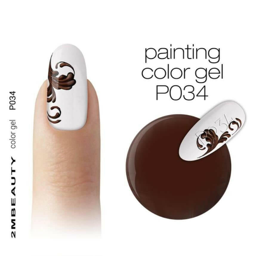 P034 Painting Colour Gel by 2MBEAUTY - thePINKchair.ca - Coloured Gel - 2Mbeauty