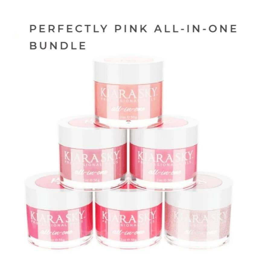 Perfectly Pink All-in-One Powder Bundle by Kiara Sky - thePINKchair.ca - Coloured Powder - Kiara Sky