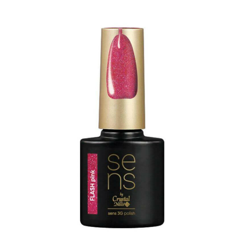 Pink Flash SENS Gel Polish (4ml) by Crystal Nails - thePINKchair.ca - Gel Polish - Crystal Nails/Elite Cosmetix USA