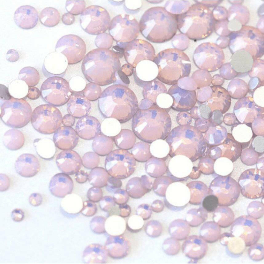 Pink Opal Mixed Sizes Rhinestones by thePINKchair - thePINKchair.ca - Rhinestone - Queency