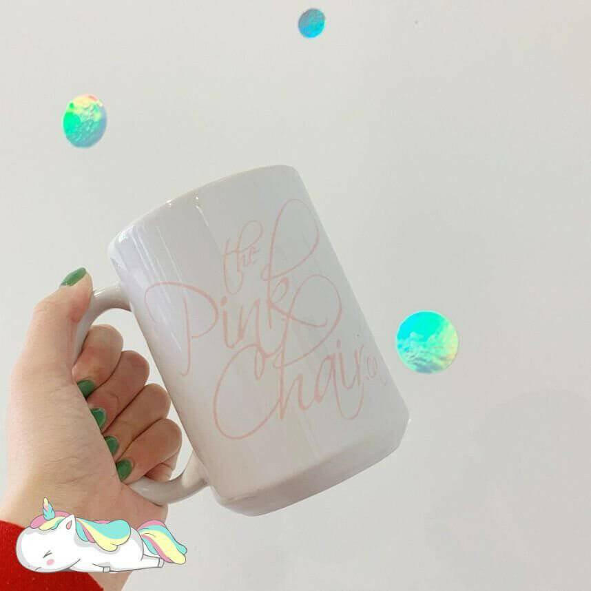 #pinkchairtribe Coffee Cup by Glittered Pony - thePINKchair.ca - swag - Glittered Pony