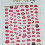 Pout it Out Lip #5, Decals - thePINKchair.ca - Nail Art - thePINKchair nail studio