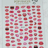 Pout it Out Lip #5, Decals - thePINKchair.ca - Nail Art - thePINKchair nail studio