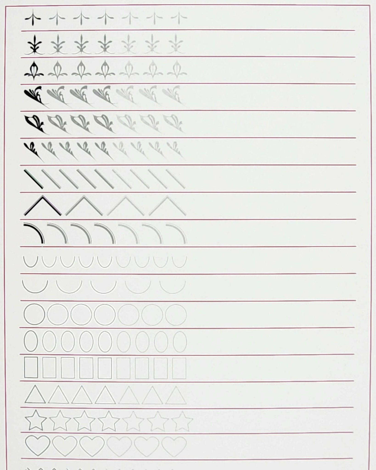 NICENEEDED 12 Sheets Nail Art Practice Book, Clean Manicure Training Cards  for Beginner Lines Painting, Lines Drawing Painting Template Learning Book  for Acrylic Fingernails : Amazon.ca: Beauty & Personal Care