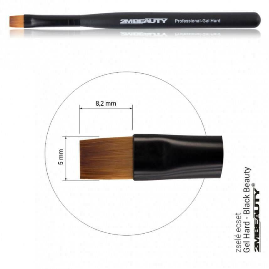 Professional Hard Gel Brush (Black Abstract) by 2MBEAUTY - thePINKchair.ca - Brushes - 2Mbeauty