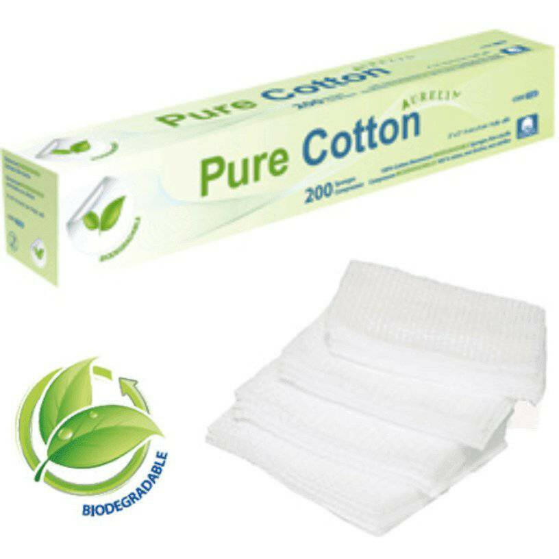 Pure Cotton Tech Wipes 2 X 2 Squares - thePINKchair.ca - Odds & Ends - thePINKchair nail studio