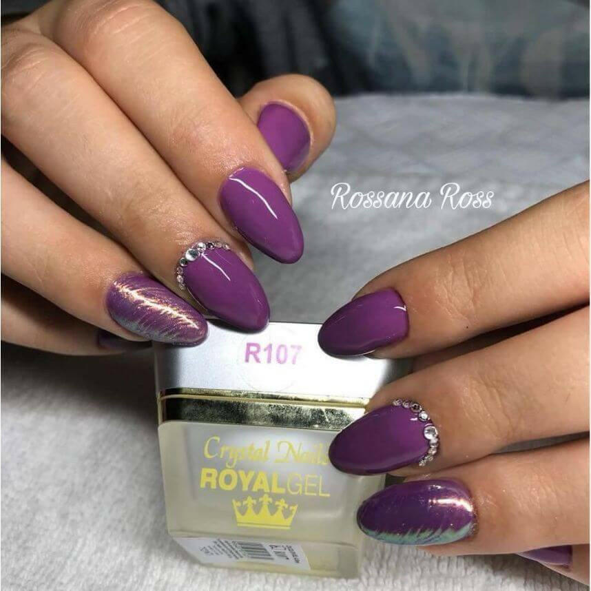 R107 Plum Rum Brandy Royal Gel Paint by Crystal Nails - thePINKchair.ca - Royal Gel - Crystal Nails/Elite Cosmetix USA
