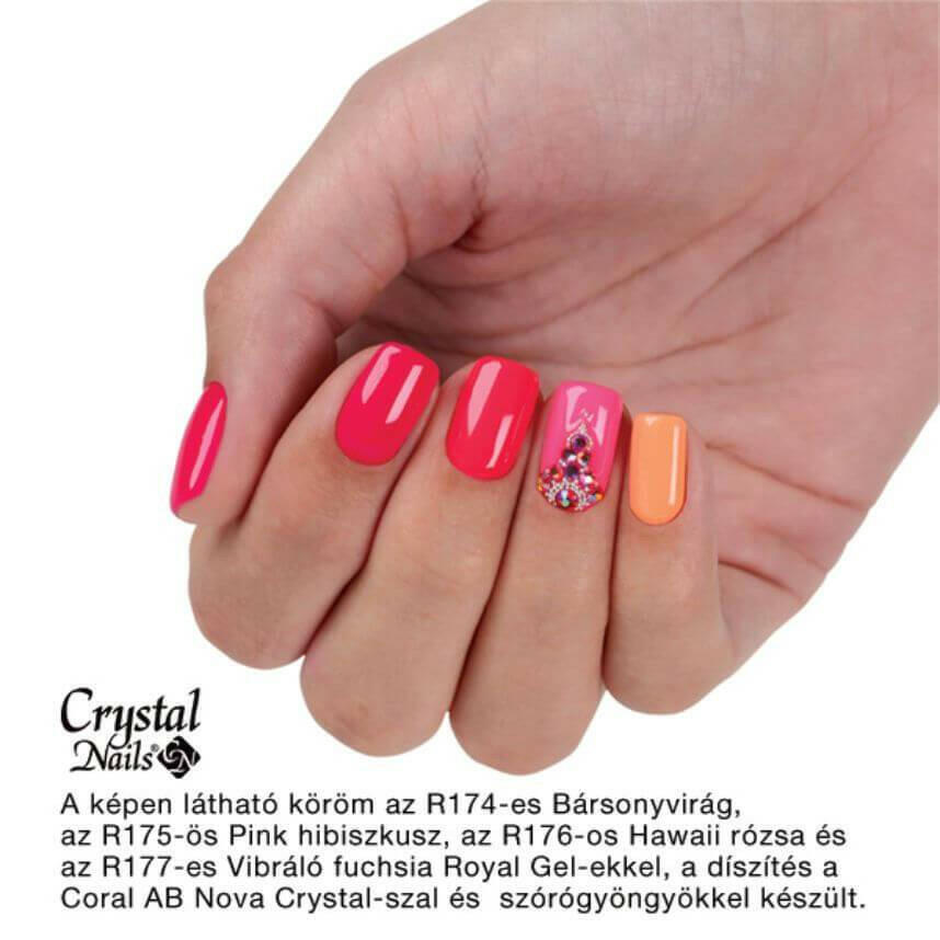 R174 Velvet Flower Royal Gel Paint by Crystal Nails - thePINKchair.ca - Royal Gel - Crystal Nails/Elite Cosmetix USA