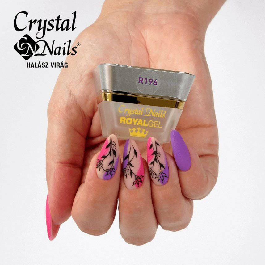R196 Meadow Violets Royal Gel Paint by Crystal Nails - thePINKchair.ca - Royal Gel - Crystal Nails/Elite Cosmetix USA