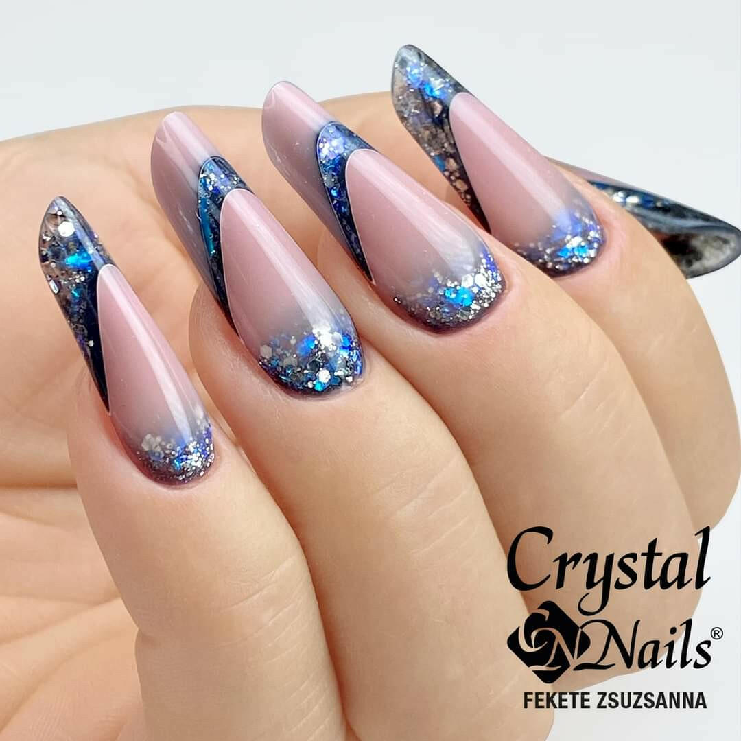 R198 New Years Eve Royal Gel Paint by Crystal Nails - thePINKchair.ca - Royal Gel - Crystal Nails/Elite Cosmetix USA