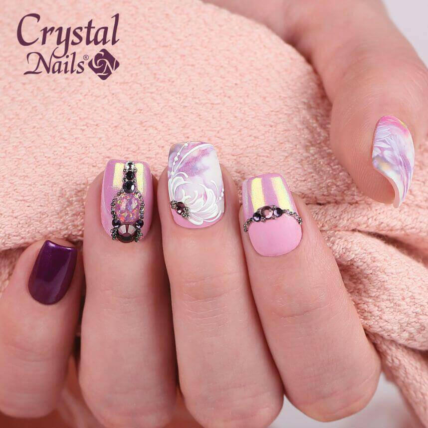 R33 Vivid Purple Mauve Royal Gel Paint by Crystal Nails - thePINKchair.ca - Royal Gel - Crystal Nails/Elite Cosmetix USA